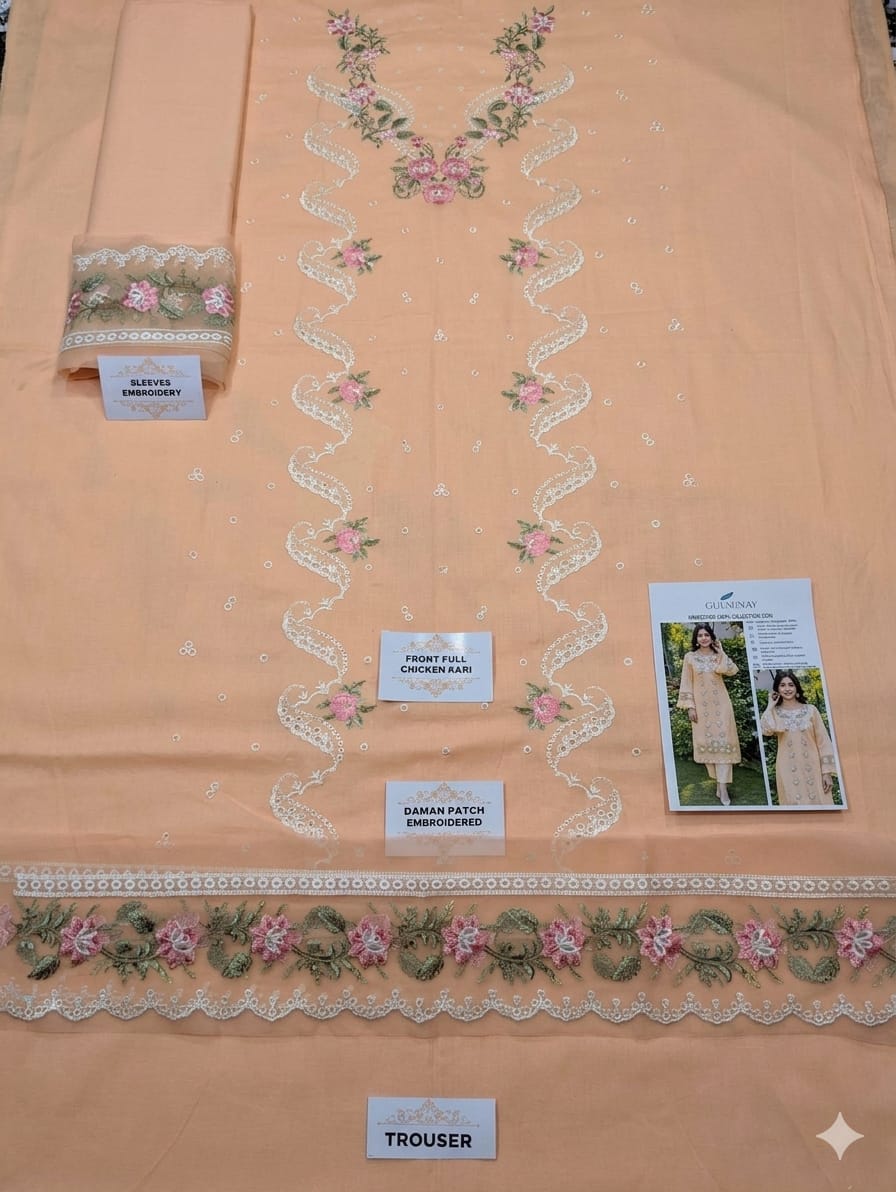 LAWN EMBROIDERED 2pc d 1564