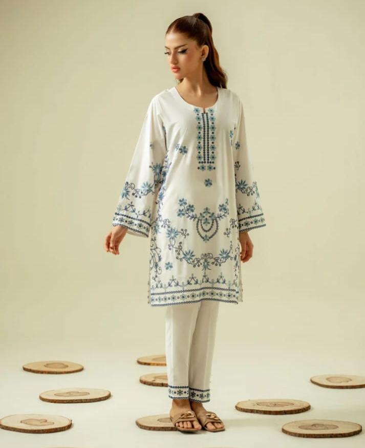 LAWN EMBROIDERED 2pc d 1638