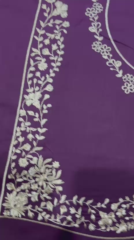 Lawn embroidery 2pc unstitch - d1818