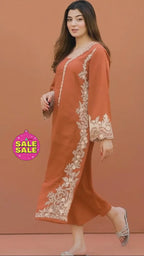 Winter Dhanak Fabric Embroidered | Unstitch 2-Piece Suit | Shirt & Trouser D-1125