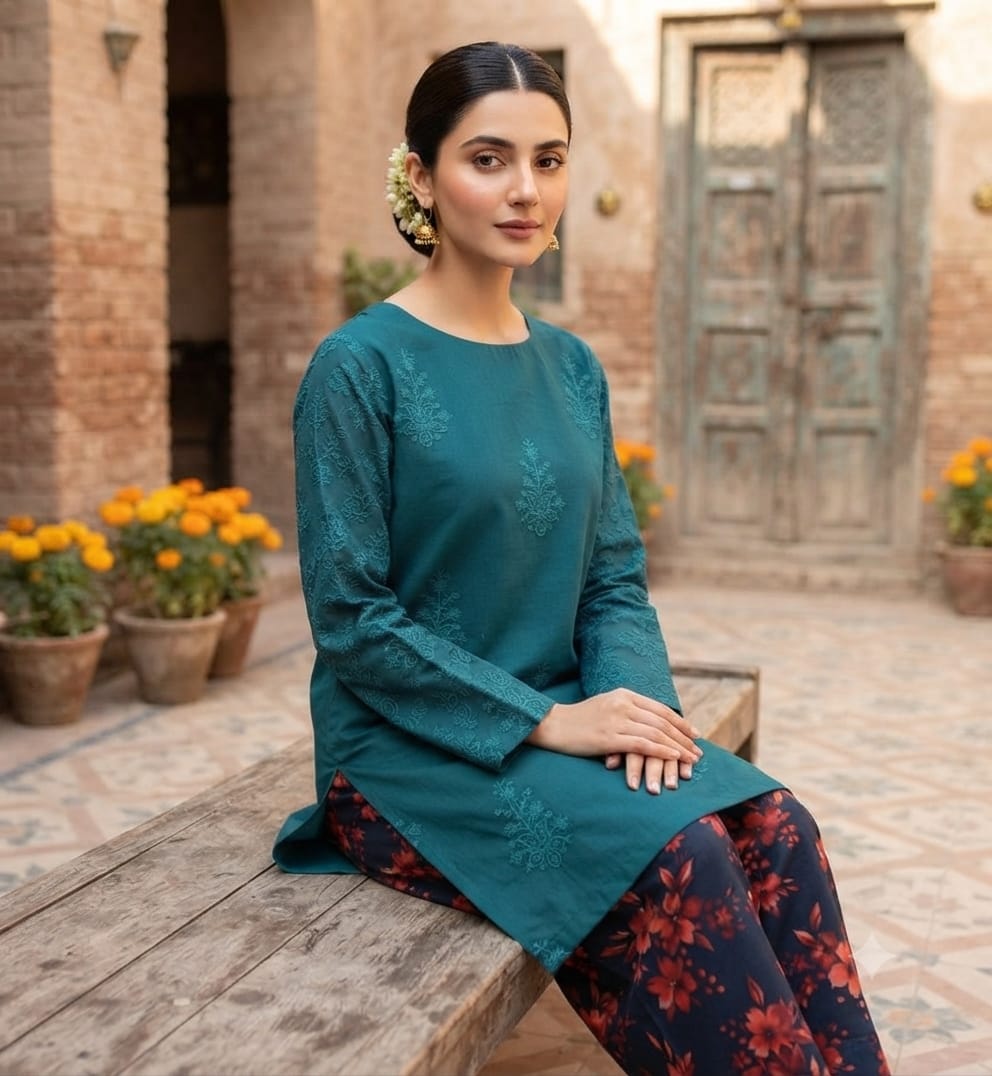 Maria.b 2pc cheicken kari embroidery d20