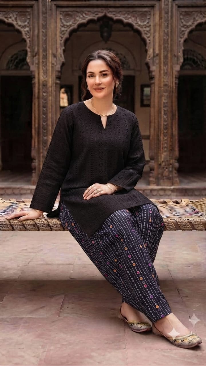 Maria.b 2pc cheicken kari embroidery d10