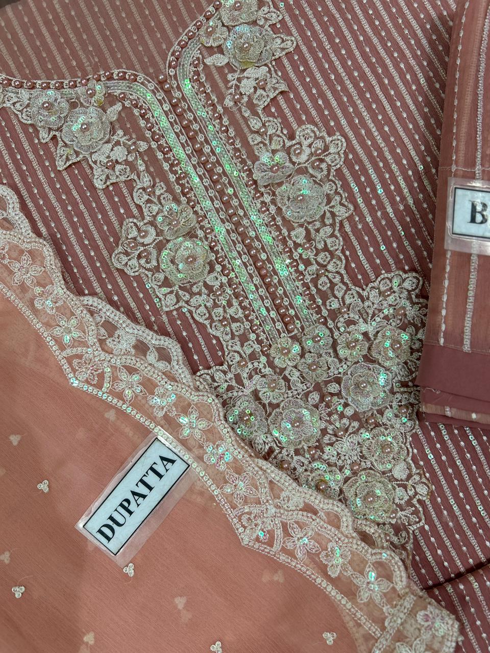 Maria.b chiffon suit 3pc D-1821