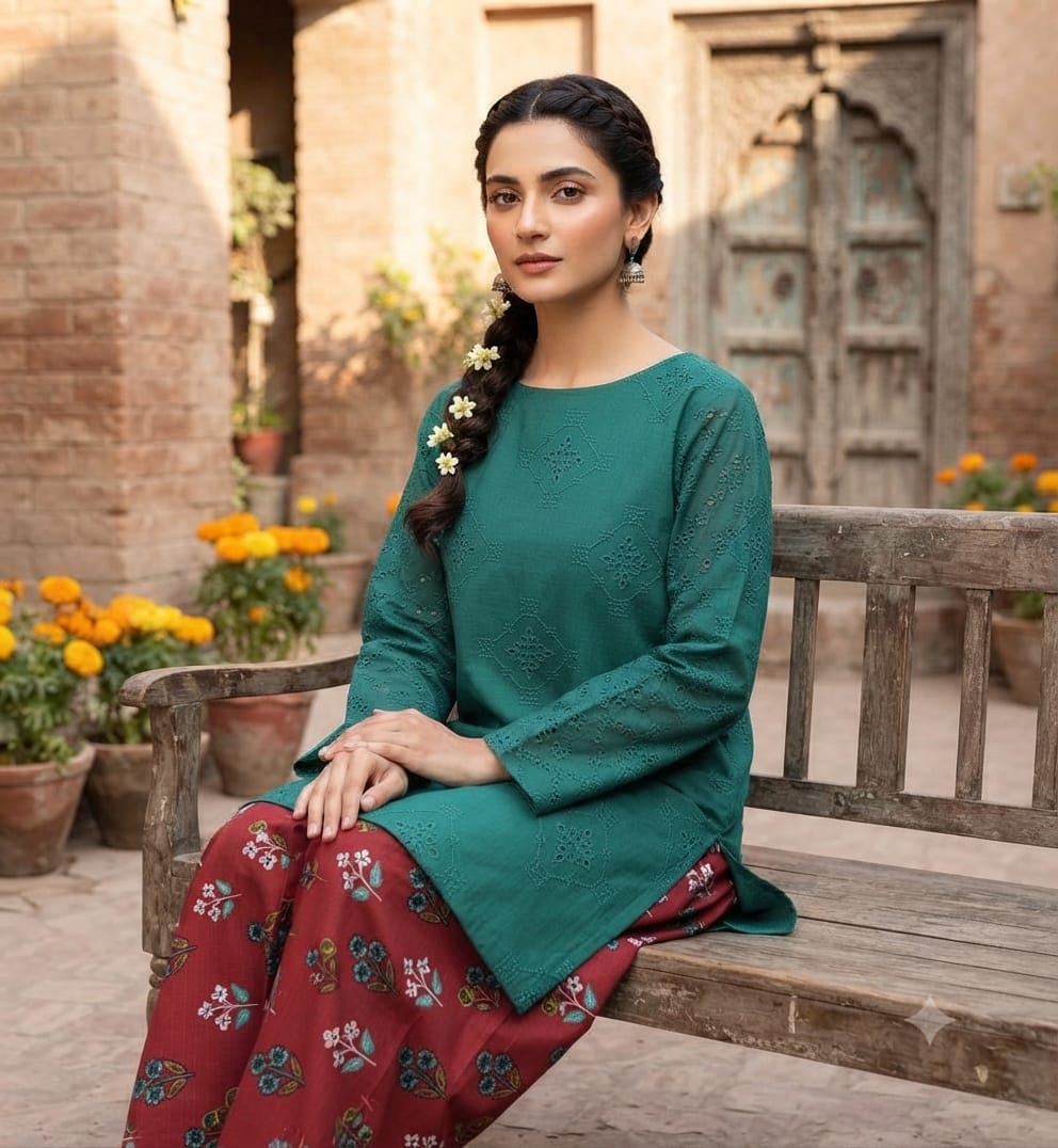 Maria.b 2pc cheicken kari embroidery d14