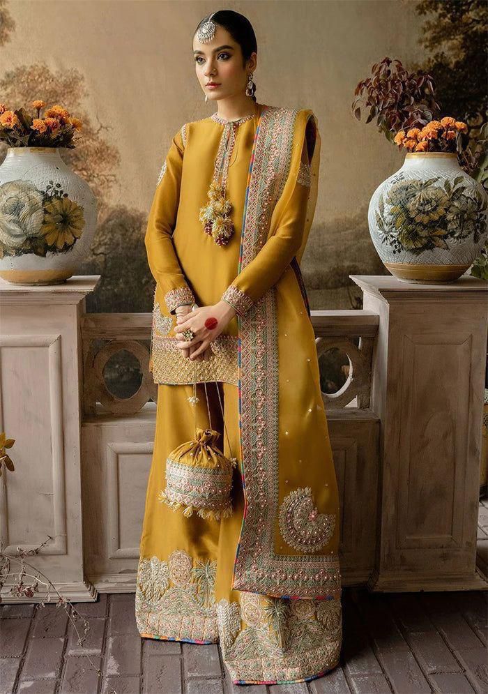 Laam organza unstitch 3pc d1839