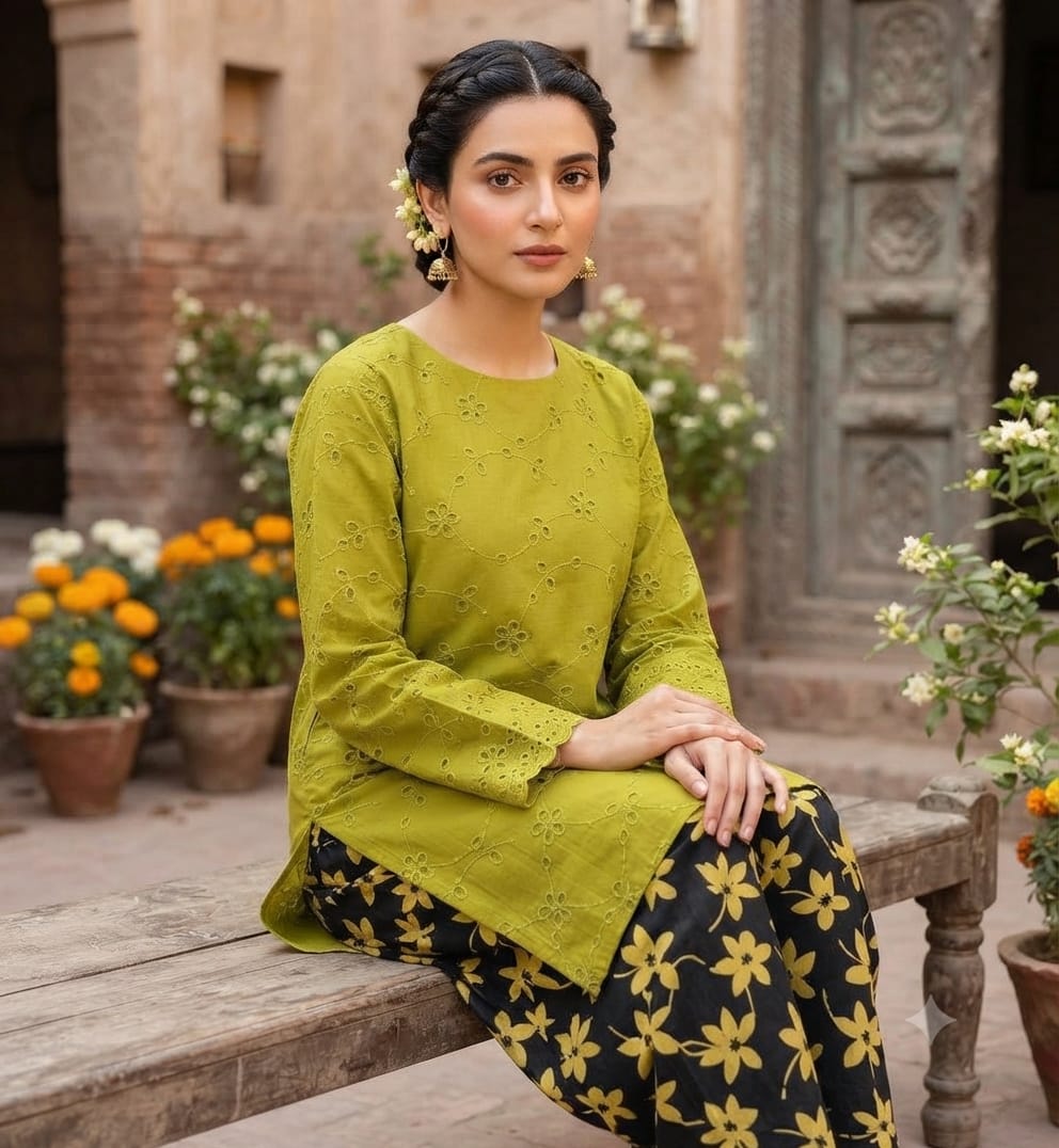 Maria.b 2pc cheicken kari embroidery d22