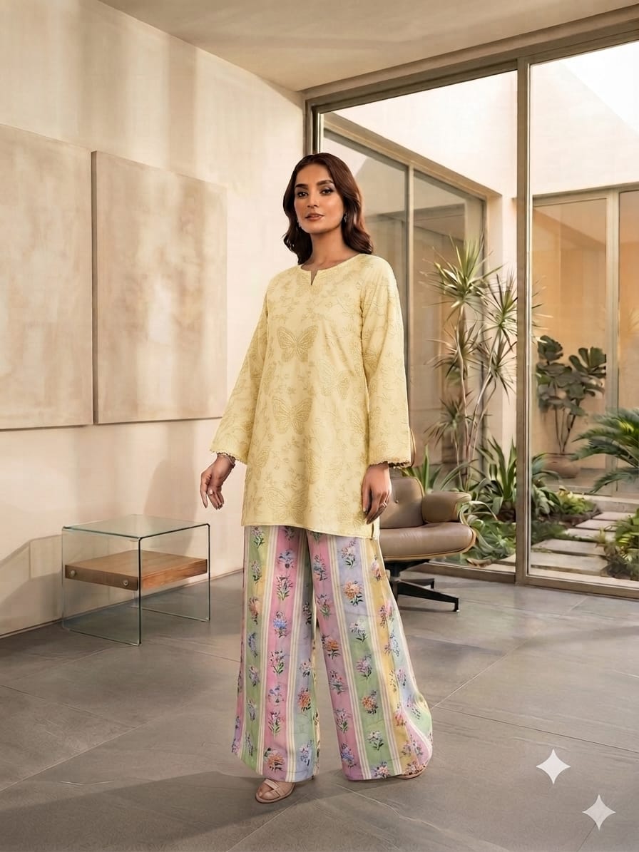 Maria.b 2pc cheicken kari embroidery d11