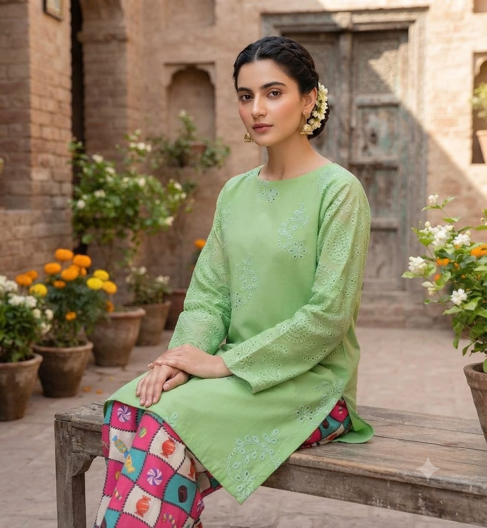 Maria.b 2pc cheicken kari embroidery d27