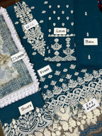 Zainab chottani chicken Kari lawn cotton 3pc | Unstitched d-1678