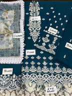 Zainab chottani chicken Kari lawn cotton 3pc | Unstitched d-1678