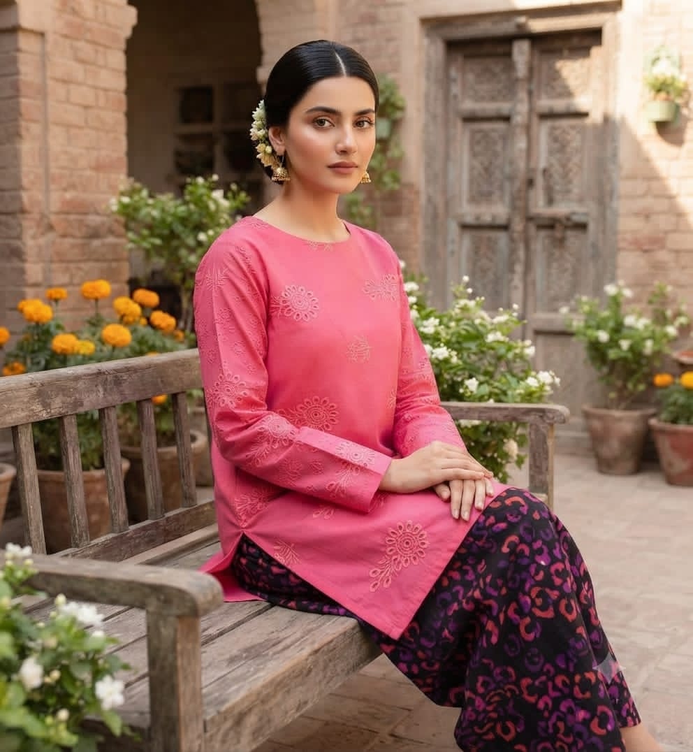 Maria.b 2pc cheicken kari embroidery d13