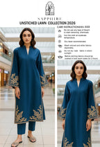 LAWN EMBROIDERED 2pc d 1596