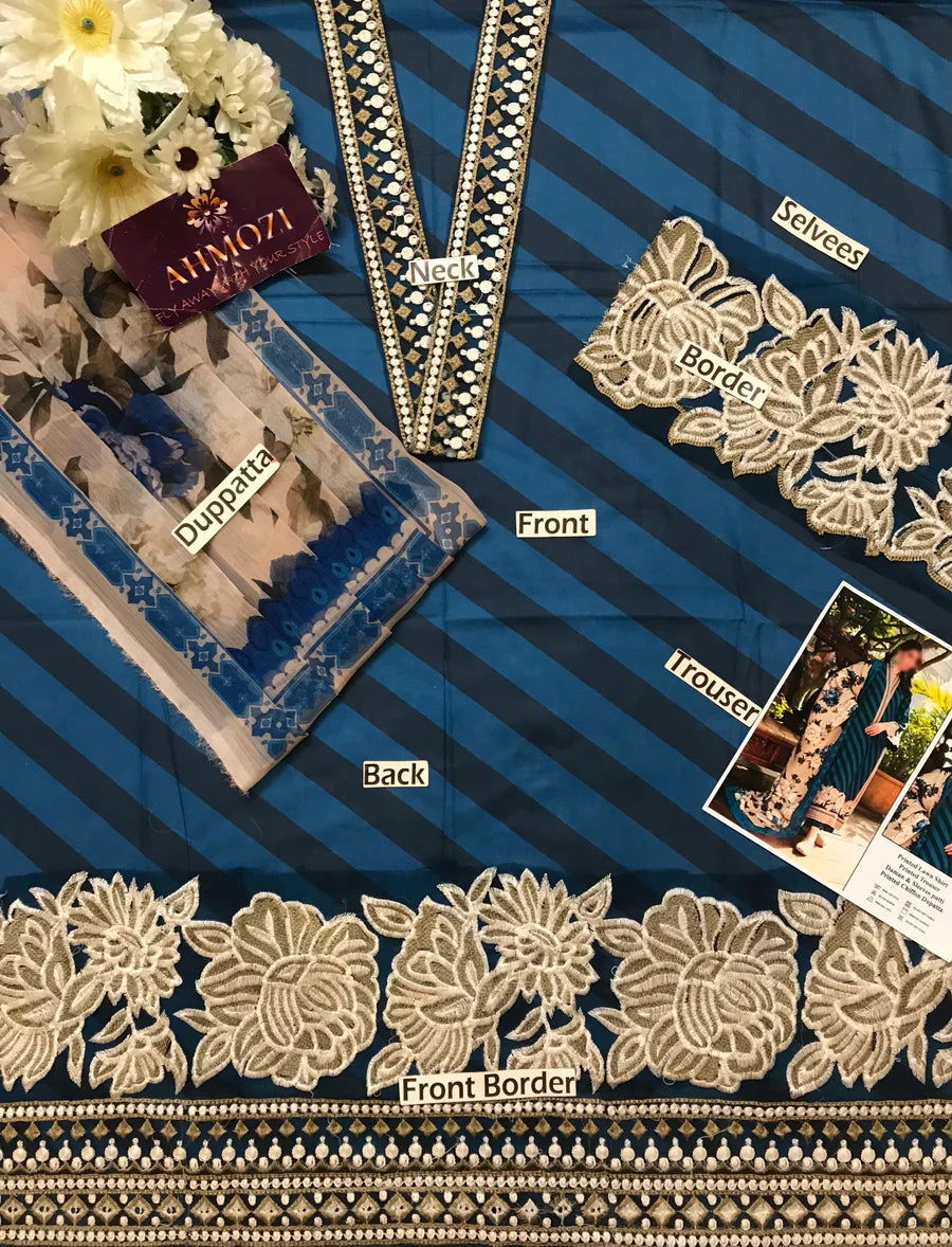 Zainab Chottani Lawn Embroidered 1326