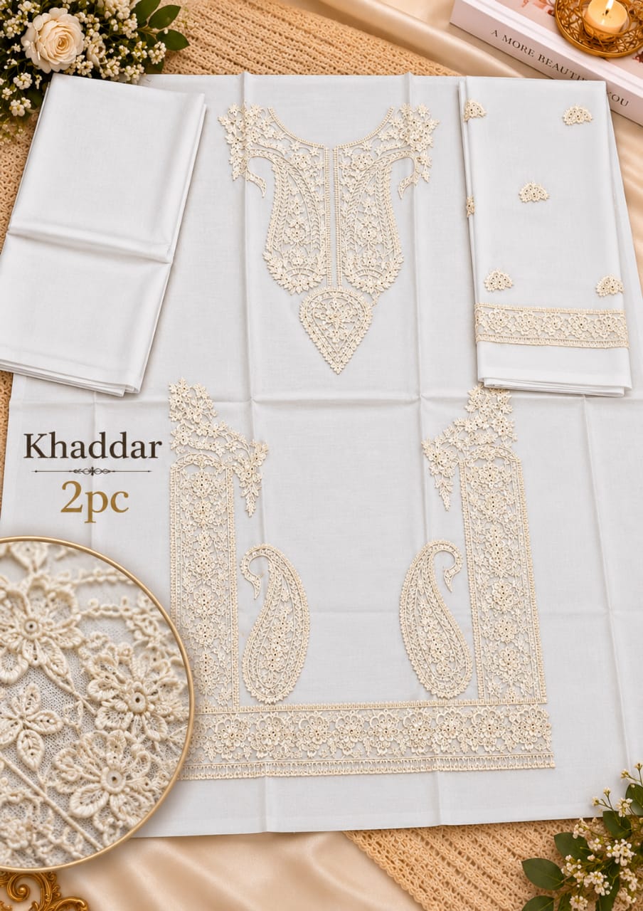 Premium khaddar 2pc embroidery | unstitch | Winter thumbnail 2