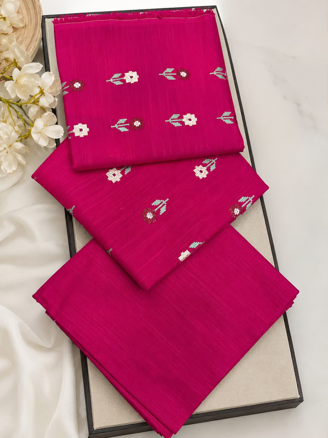 Premium khaddar 2pc embroidery | unstitch | Winter thumbnail 2