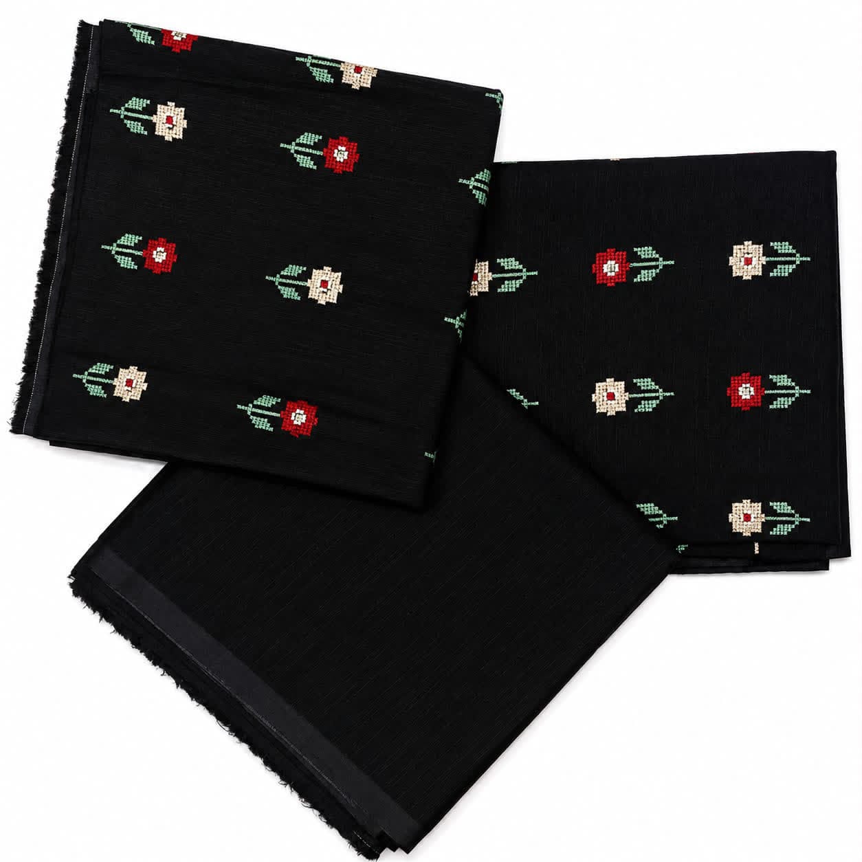 Premium khaddar 2pc embroidery | unstitch | Winter thumbnail 2