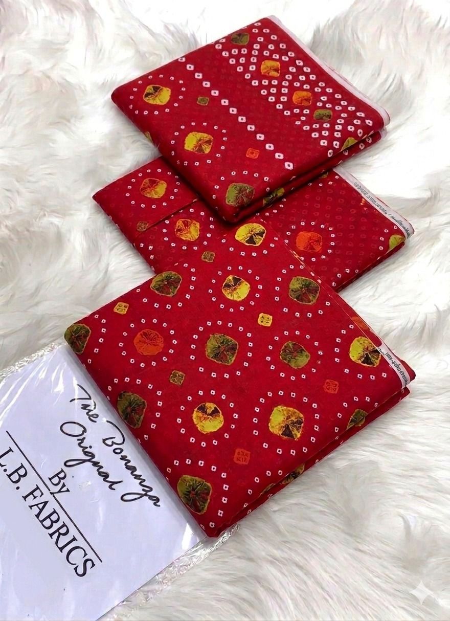 Brand IB Bonanza Lawn 3pc - Lawn dupatta - unstitch ib1002