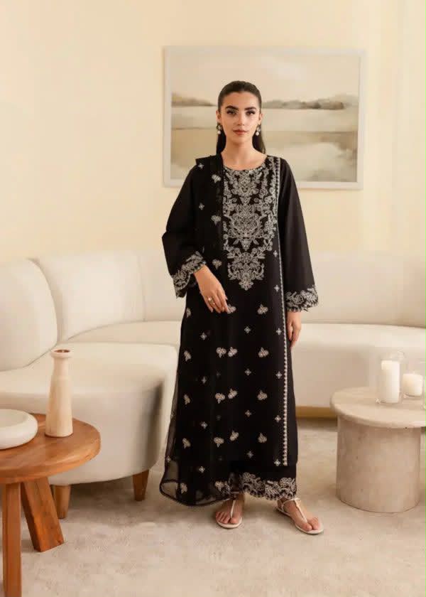 Fabric Premium Dhanak Embroidery 3pc | Unstitch