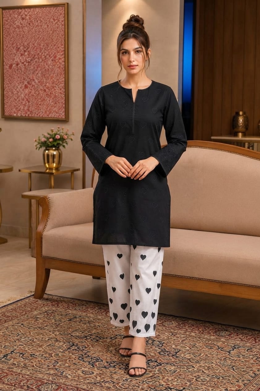 Fabric Premium Dhanak Embroidery 3pc | Unstitch