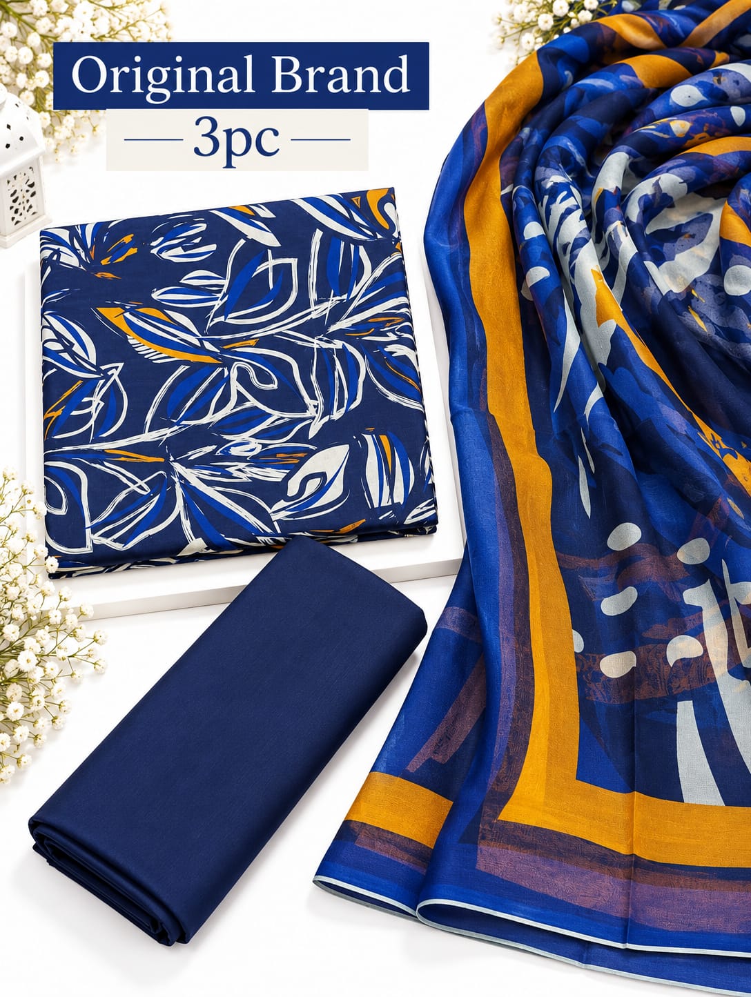 Original Brand Tana Bana by IB | Fabric Viscos with Bamber Dupatta | Unstitch thumbnail 2