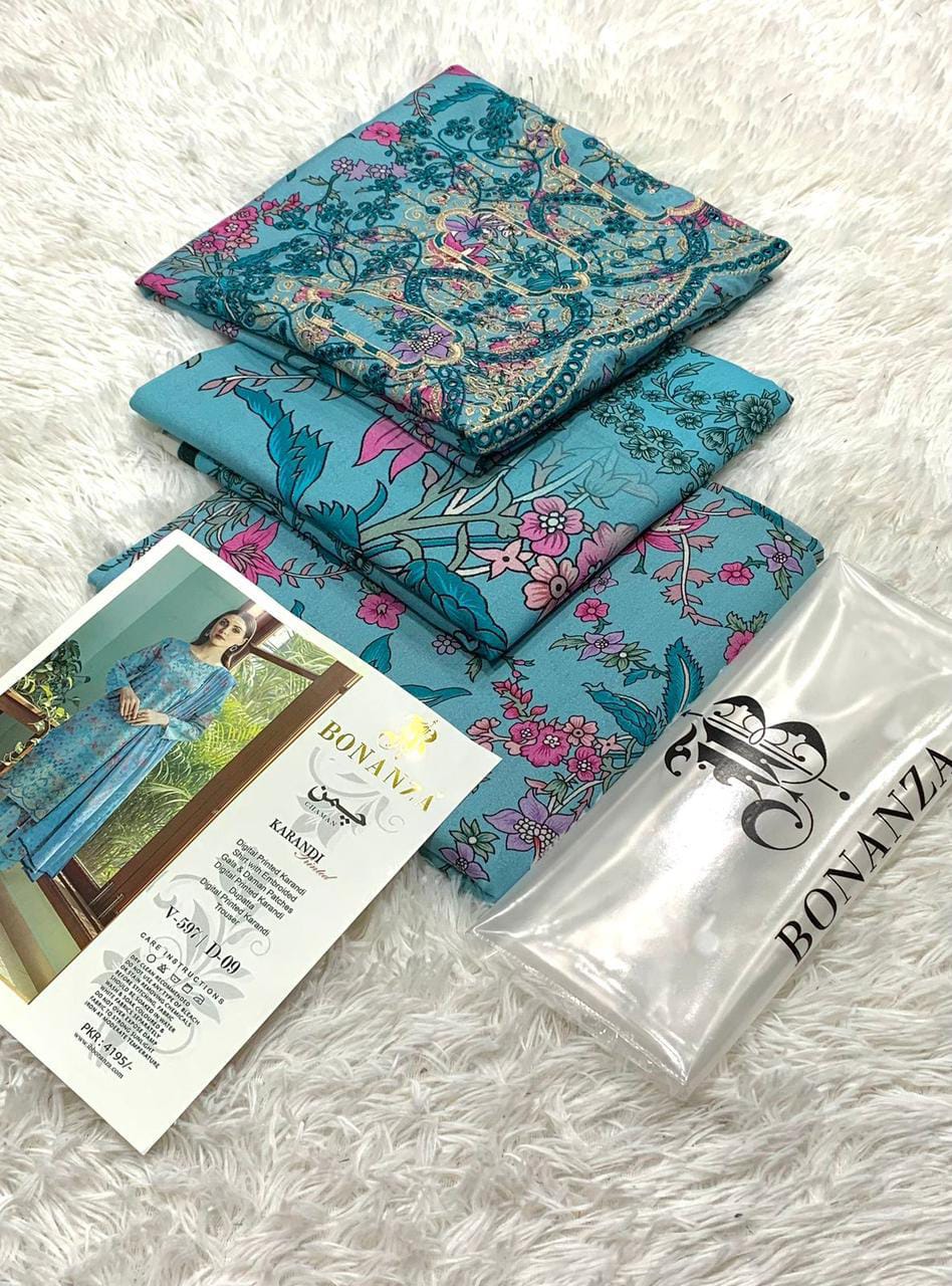 Original Chaman Brand Karandi 3pc winter | unstitch thumbnail 2